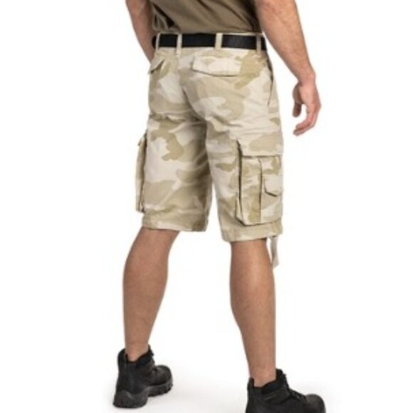 BRANDIT  WEAR - CLASSIC VINTAGE SHORTS - SANDSTORM - SIZE SMALL - Picture 2 of 4